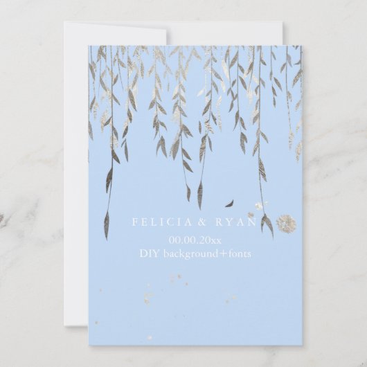 PixDezines Willow/Faux Silver/DIY achtergrond Kaart (Voorkant)