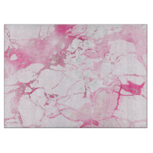 PIXDEZINES WITTE MARMER+ROZE ADEREN SNIJPLANK