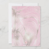 PixDezines Woestijnsteen Blush Roze Zilver Kaart (Achterkant)