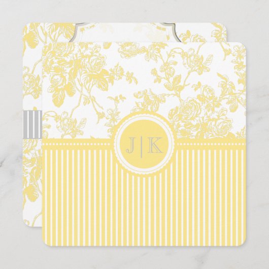 PixDezines yellow/boter/toile/rozen (Voorkant / Achterkant)