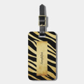 PixDezines  zebra Bagagelabel (Voorkant verticaal)