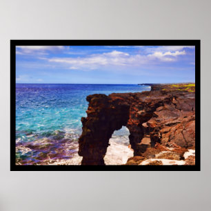 PixDezines Zee Arch, crator Rim Drive Poster