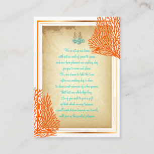 PixDezines-zeepaardje die goed door biz-kaarten we Informatiekaartje