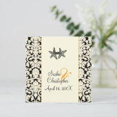 PixDezines zeester+demask/diy kleuren Kaart (Staand voorkant)