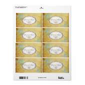 PixDezines  zeesterren+4 label keuzes (Full Sheet)