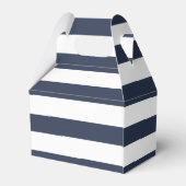 PixDezines zoete honingraat |Navy+White Stripes Bedankdoosjes (Achterkant)