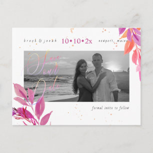 PixDezines Zomerloof Save our Date Briefkaart