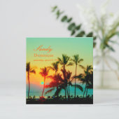 PixDezines zonsondergang A-Bay/hawaii Kaart (Staand voorkant)