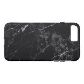 PixDezines ZWARTE MARBLE Case-Mate iPhone Case (Achterkant (Horizontaal))