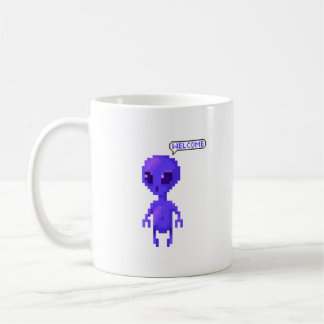 Pixel Alien Welkom Gamer Koffiemok