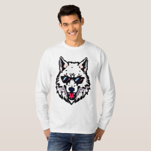 Pixel Arctic Wolf T-shirt