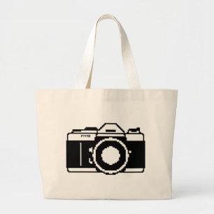 Pixel Art Camera Canvas tas