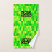 Pixel art denim set towels (Serviette à main)