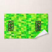 Pixel art denim set towels (Serviette à main)