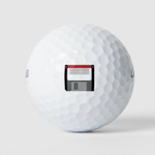 Pixel art diskette golfballen