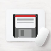 Pixel art diskette muismat (Met muis)