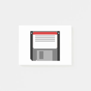 Pixel art diskette post-it® notes