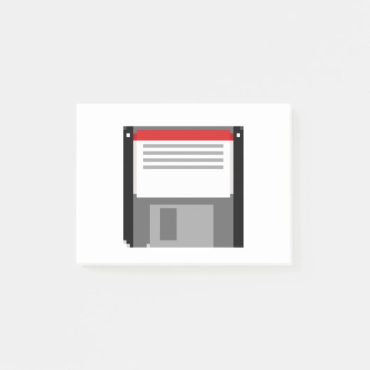 Pixel art diskette post-it® notes (Voorkant)