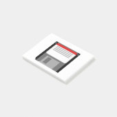 Pixel art diskette post-it® notes (Schuin)