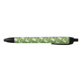 Pixel Art Flock of Sheep Pattern Zwarte Inkt Pen (Bodem)
