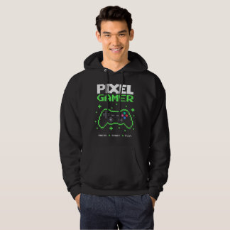 Pixel Art Gamer – Start Spelen Hoodie