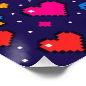 Pixel Art Gaming Aesthetic Room Décor Poster (Coin)