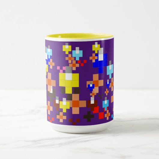 Pixel Art Impressionnisme - Été 2023 Mugs (Centre)