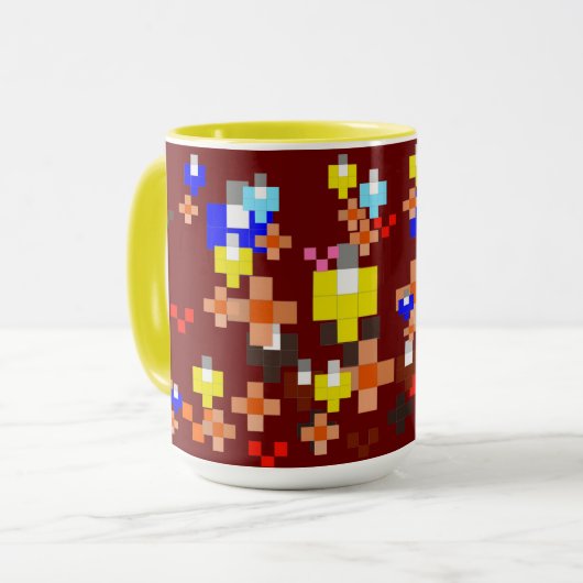 Pixel Art Impressionnisme - Été 2023 Mugs (Devant gauche)