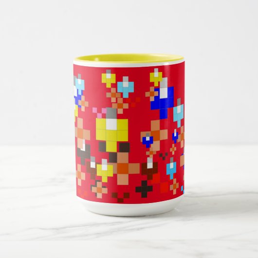 Pixel Art Impressionnisme - Été 2023 Mugs (Centre)