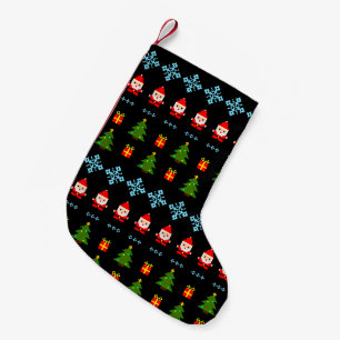 Pixel Art Kerstmis Kleine Kerstsok