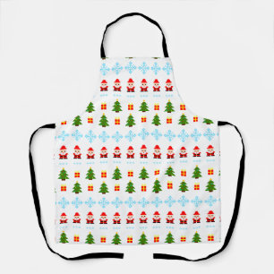 Pixel Art Kerstmis Schort