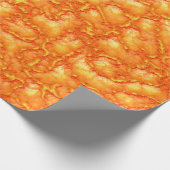 Pixel Art Lava Surface Cadeaupapier (Hoek)