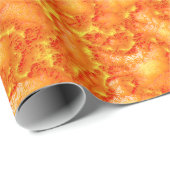 Pixel Art Lava Surface Cadeaupapier (Rol Hoek)