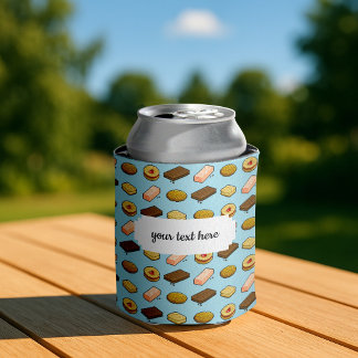 Pixel Art Lekkere Koekje Biscuit Patroon Blikje Ko Blikjeskoeler