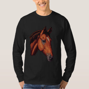 Pixel Art Lover - Paard Papa Mam T-shirt