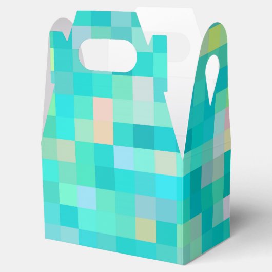 Pixel Art Multicolor Pattern Bedankdoosjes (Geopend)
