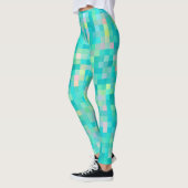 Pixel Art Multicolor Pattern Leggings (Links)