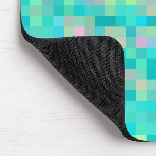 Pixel Art Multicolor Pattern Muismat (Hoek)