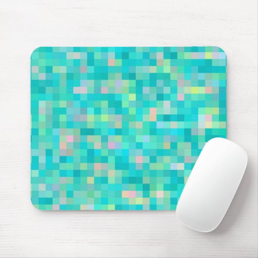 Pixel Art Multicolor Pattern Muismat (Met muis)