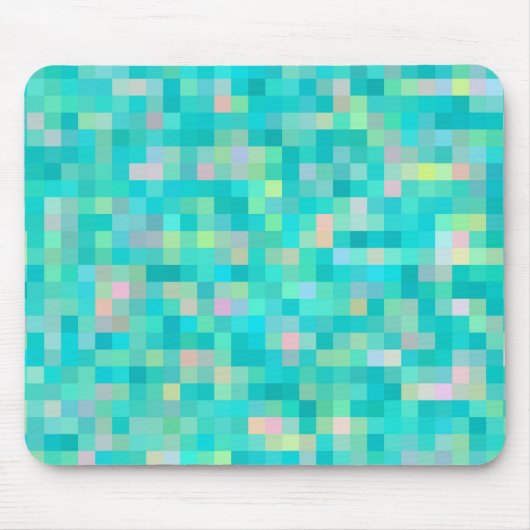 Pixel Art Multicolor Pattern Muismat (Voorkant)