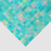 Pixel Art Multicolor Pattern Tissuepapier (Detail)