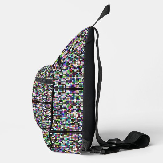Pixel Art Multicolor Sling Bag (Rechts)