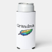 Pixel Art Parrot gepersonaliseerd (Seltzer Achterkant)