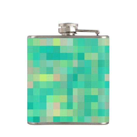 Pixel Art Pattern Heupfles (Achterkant)