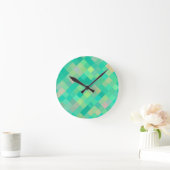 Pixel Art Pattern Ronde Klok (Huis)