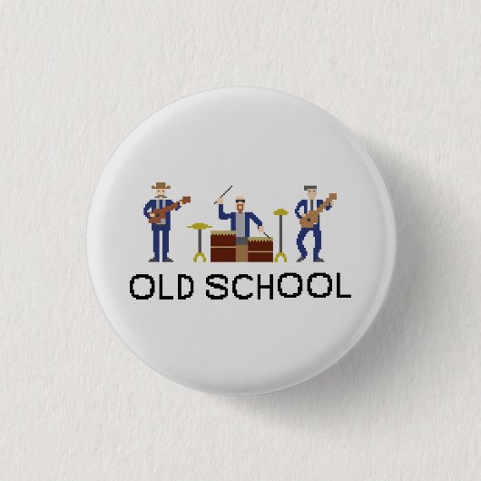 Pixel Art - Power Trio - Button (Voorkant)