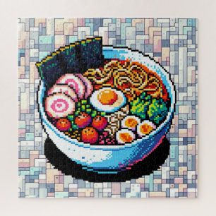 Pixel Art Ramen Noodles Legpuzzel