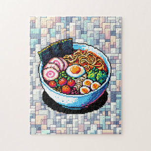 Pixel Art Ramen Noodles Legpuzzel