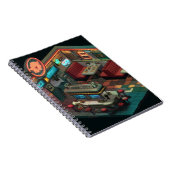 Pixel Art Retro Star Diner Carnet (Côté Droit)