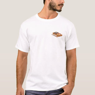 Pixel Art Sushi Platter T-shirt – Schattige Retro 